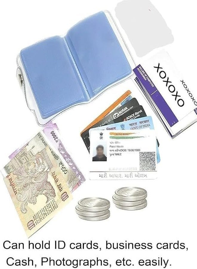 LUCKYMORDEN Clear Plastic Credit Card Holder Organizer Case, 10 PVC Pockets (4, Transparent, Medium) - Image 5
